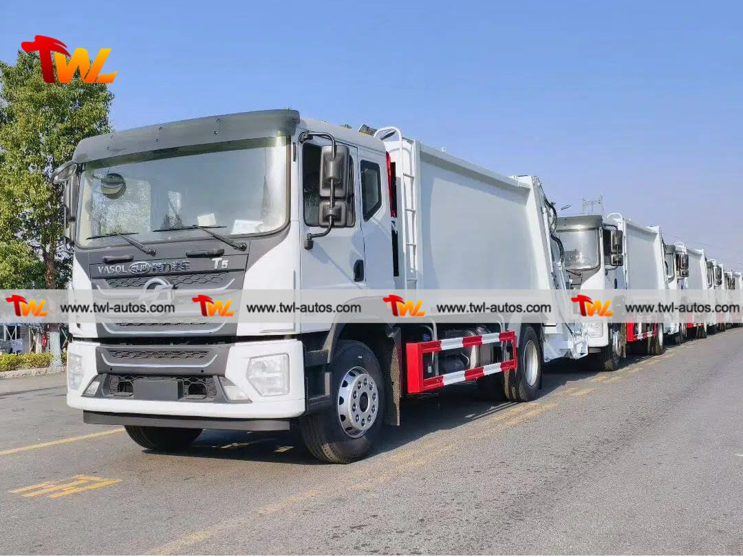 10 Units of 14CBM 10-Ton Compressed Garbage Trucks Successfully Exported to South America