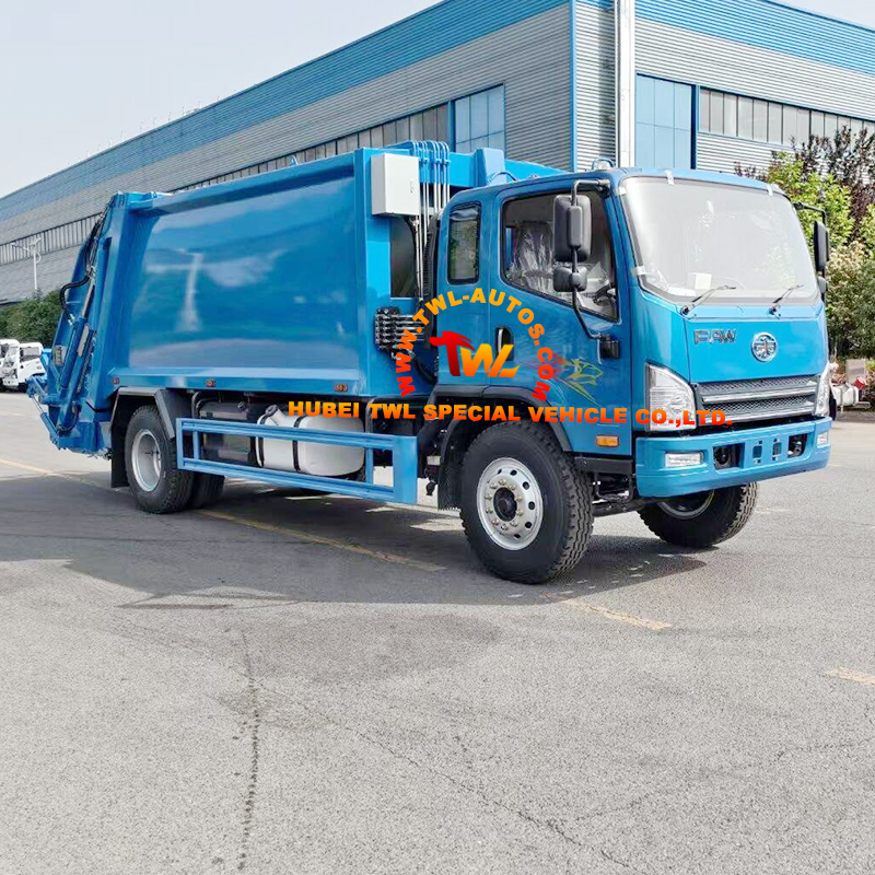 FAW 14m³ Rear-Loading Compactor Truck